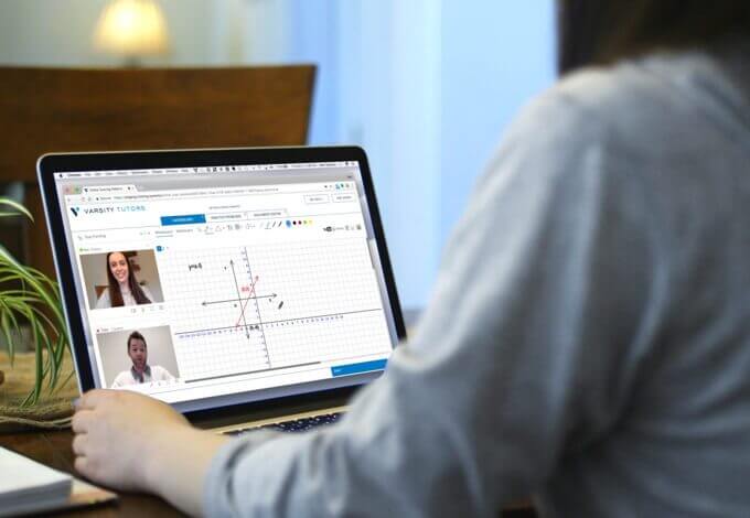 Student learning through Varsity Tutors' online tutoring system