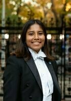 A photo of Abril, a tutor from Yale University